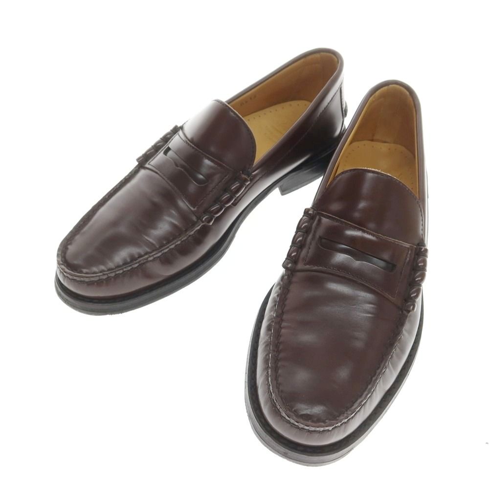 パラブーツ Paraboot PRINCETON コインローファー 安い ブラウン【サイズ6】【メンズ】