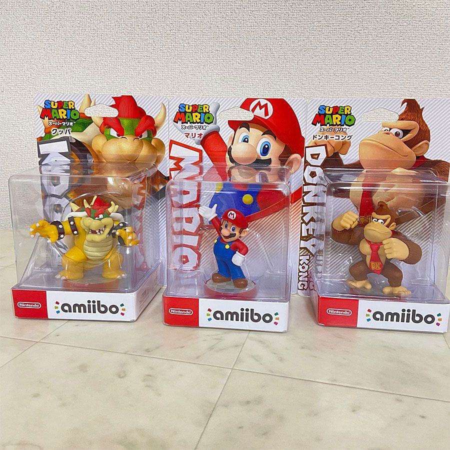 送料無料】新品未開封 amiibo アミーボ クッパ マリオ ドンキーコング 送料無料】新品未開封 amiibo アミーボ クッパ マリオ ドンキーコング