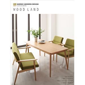 ソファー 2人掛け WOOD LAND グリーン 天然木北欧スタイルソファダイニング WOOD LAND ウッドランド ソファ 代引不可