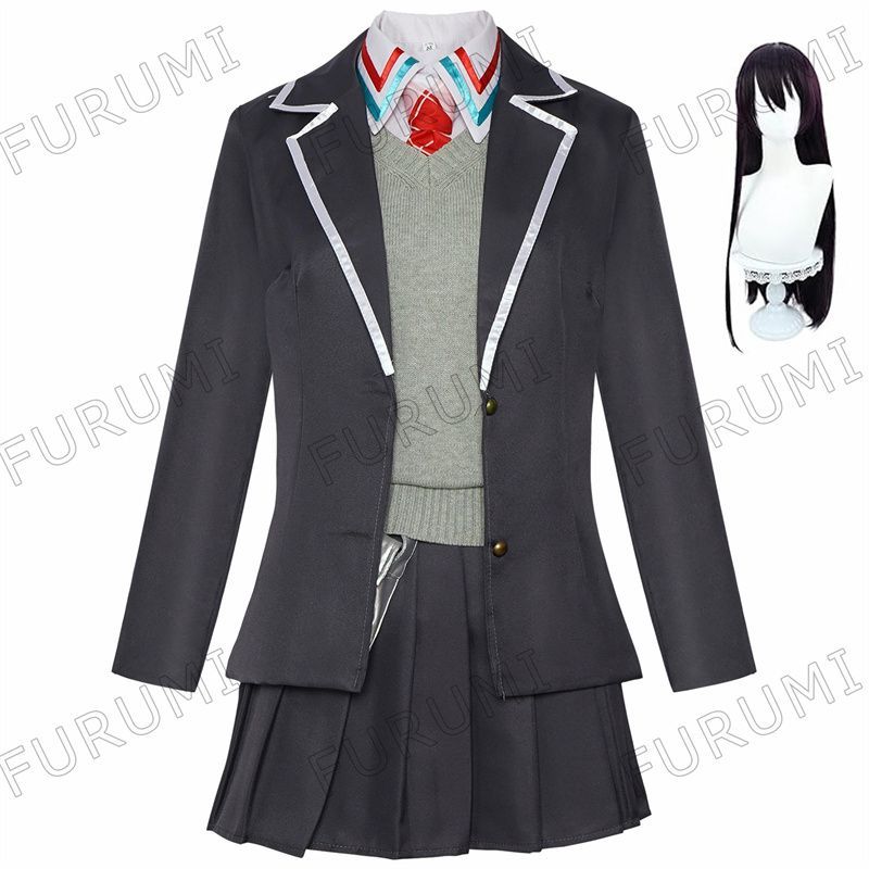 ホロライブ VTuber コスプレ 剣持刀也 コスプレ衣装 大人用 女性用 ウィッグ付き カツラ スカート セット 仮装 バーチャルライバ 衣装 ハロウィン クリスマス イベント cosplay イベンド 変装 仮装 プレゼント 祭り仮装 コスチューム アニメ