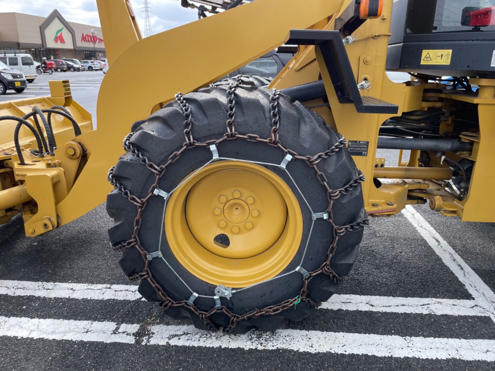 除雪 建機 ラチェット式ワイヤーバンド 1セット 2輪分