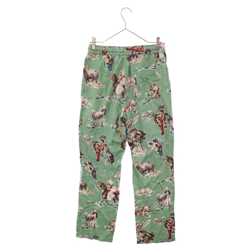 SAINT MICHAEL (セントマイケル) 21SS PJ PANTS HORSE PATTERN ホースパターンパンツ グリーン  SM-S21-0000-034 - メルカリ