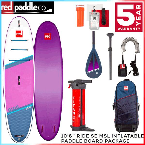 2022 RED PADDLE 10'6 RIDE SE MSL INFLATABLE PADDLE BOARD