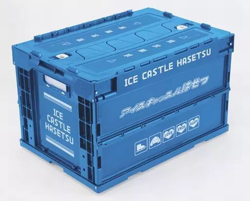 生活雑貨 キャラクター アイスキャッスルはせつ 業務用折りたたみコンテナ ユーリ!!! on ICE