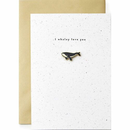(まとめ）#エルコミューン グリーティングカード ENAMEL PIN グリーティングカード Whale YGC-070 【×9セット】 9,311円
