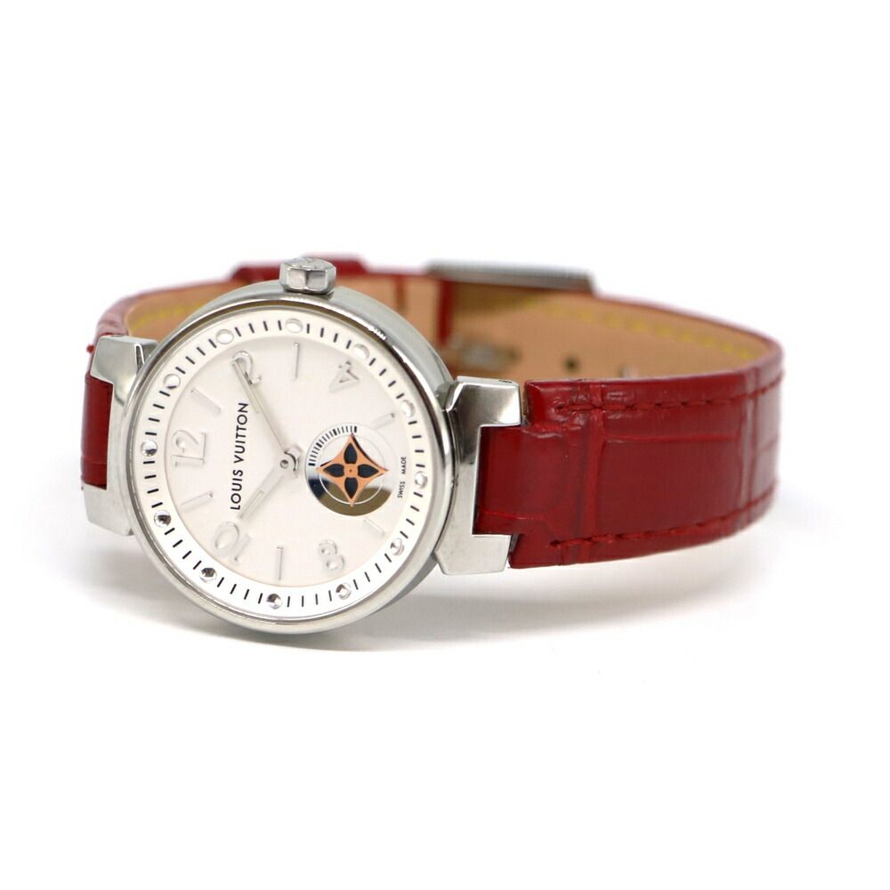 LOUIS VUITTON Q8J10 タンブール ムーンスター 腕時計 中古)LOUIS VUITTON ルイ・ヴィトン タンブール ムーンスター PM