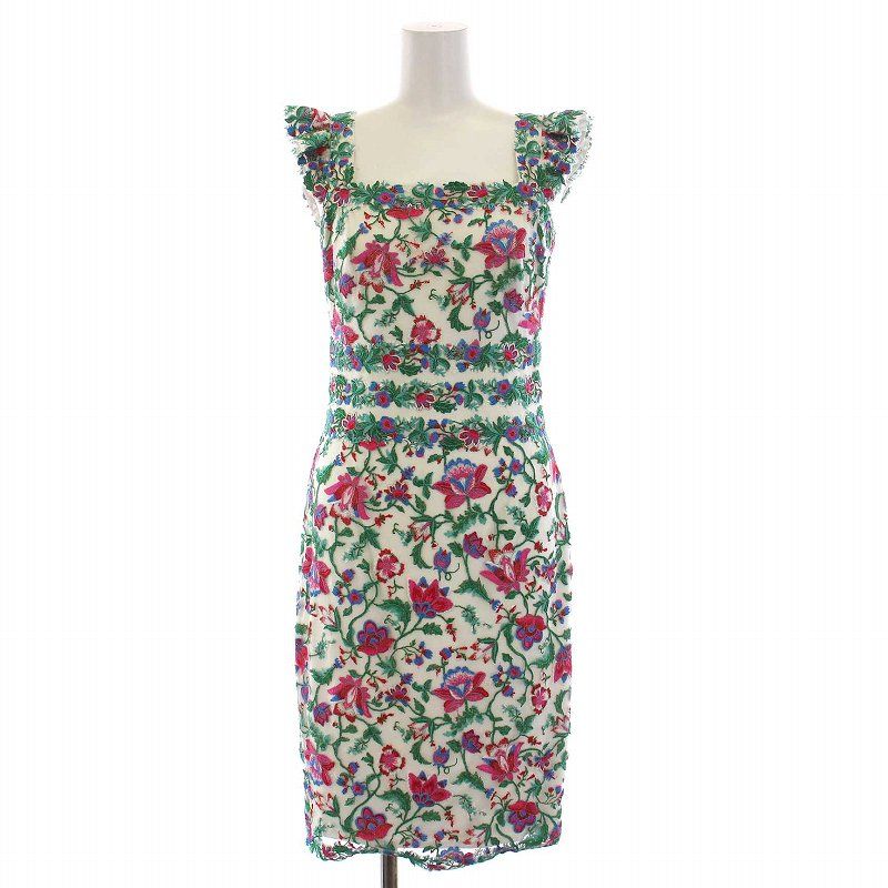 タダシショージ TADASHI SHOJI ノースリーブ ワンピース ひざ丈 総 