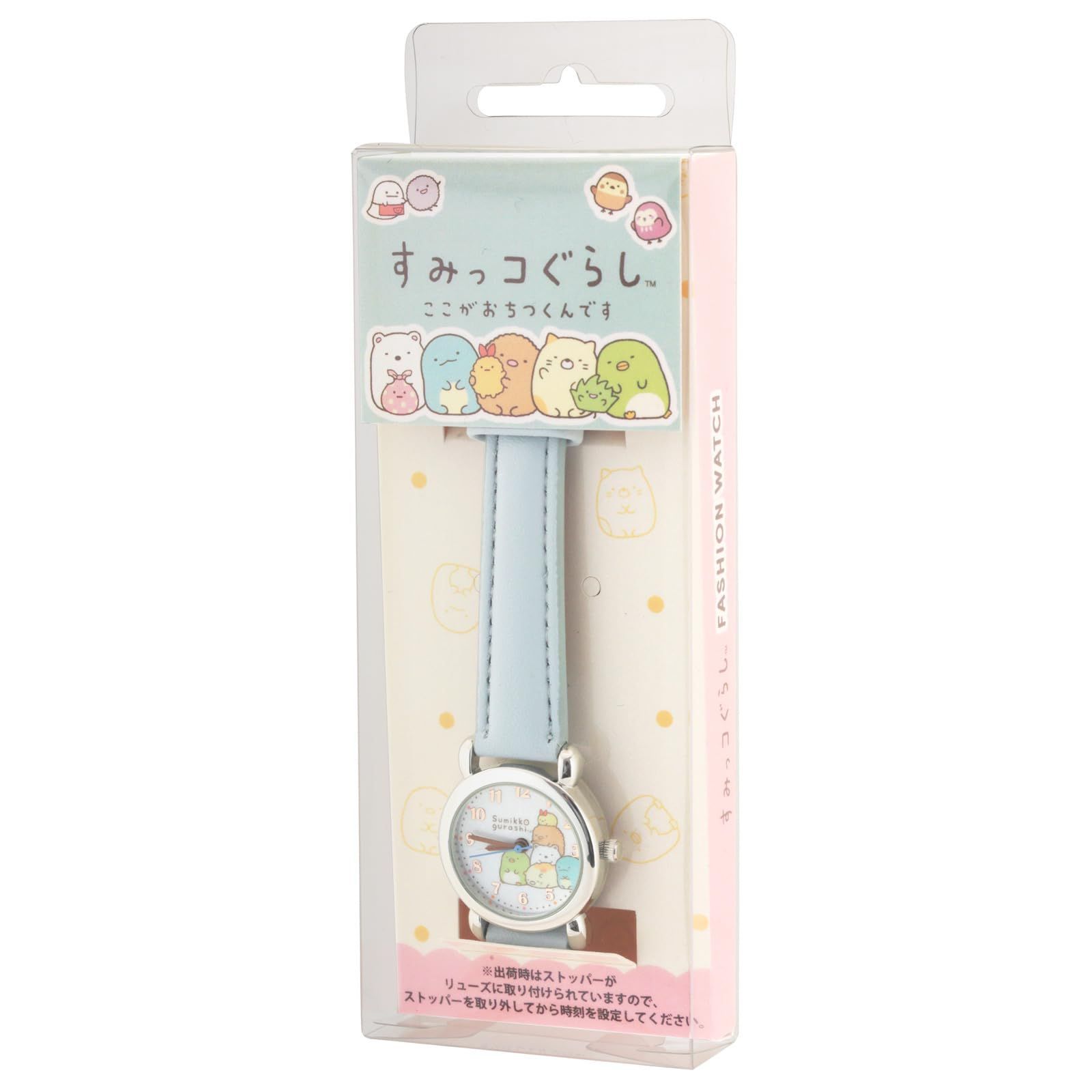  数量 サンフレイム 腕時計 J-アクシス すみっコぐらし ウォッチ -BL レディース ブルー 腕時計 キッズファッション小物
