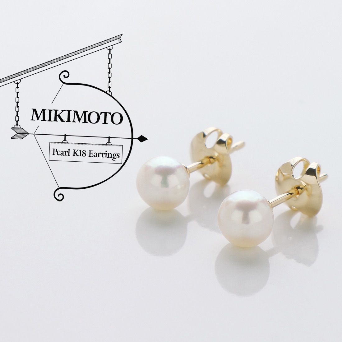 ◇極美品 MIKIMOTO ミキモト パール ピアス K18 イエローゴールド - メルカリ