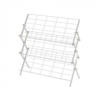 東谷 フォールディングシューズラック ホワイト MIP-68WH