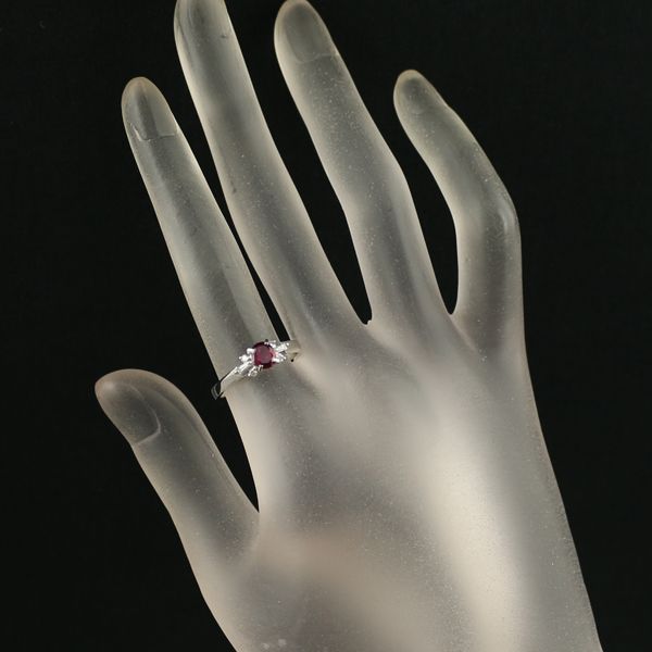 TASAKI タサキ リング ルビー 0.50ct ダイヤ ダイヤモンド 0.10ct 12号  