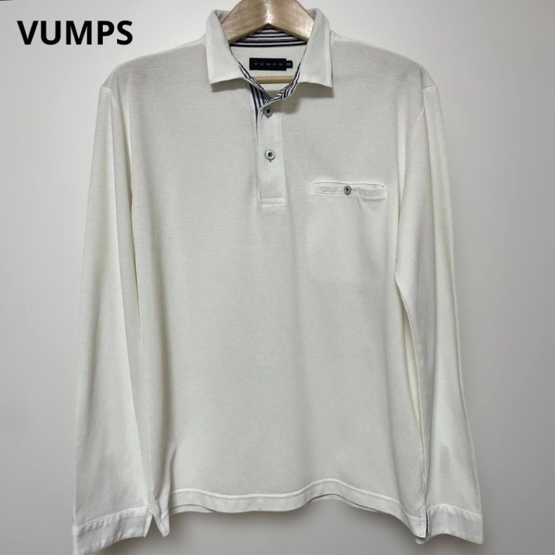 VUMPS ヴァンプス 長袖 ポロシャツ サイズ46 日本製 - メルカリ