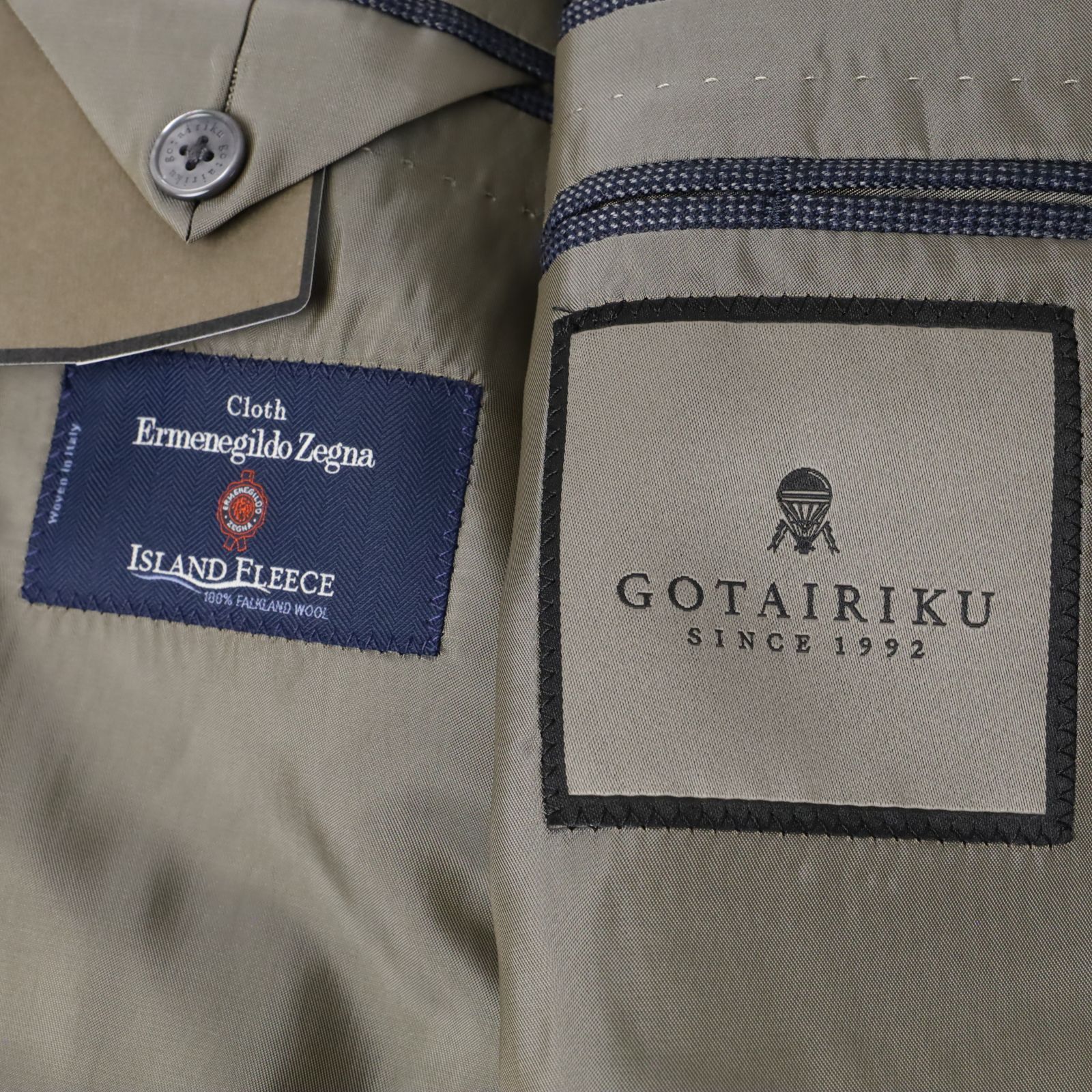 新品 △15.4万円 gotairiku Ermenegildo Zegna 最高級 ウール