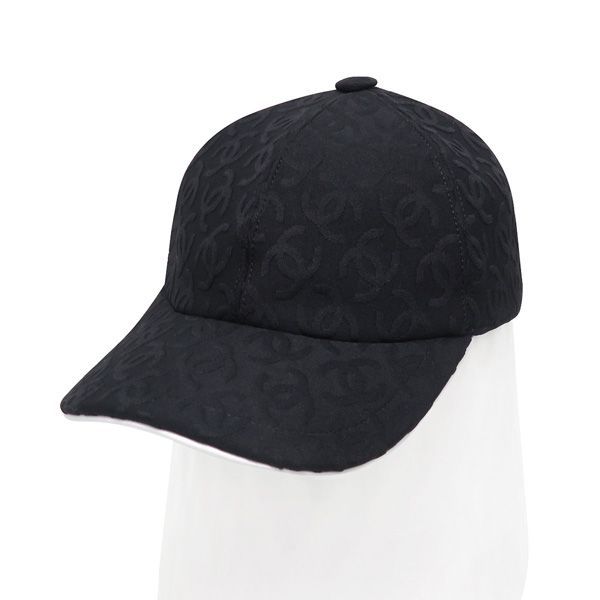 CHANEL シャネル 25SS 今期モデル エンボス ココマーク 総柄 キャップ 47475