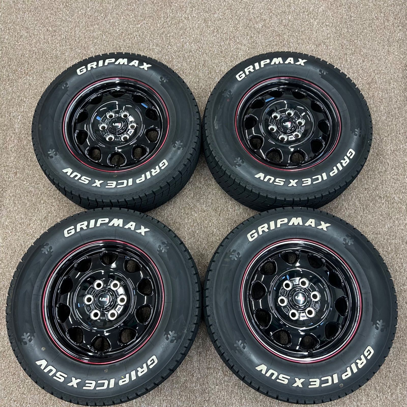 275/65R18　グリップマックス　GRIPMAX　レアマイスター　４本　ホイールセット