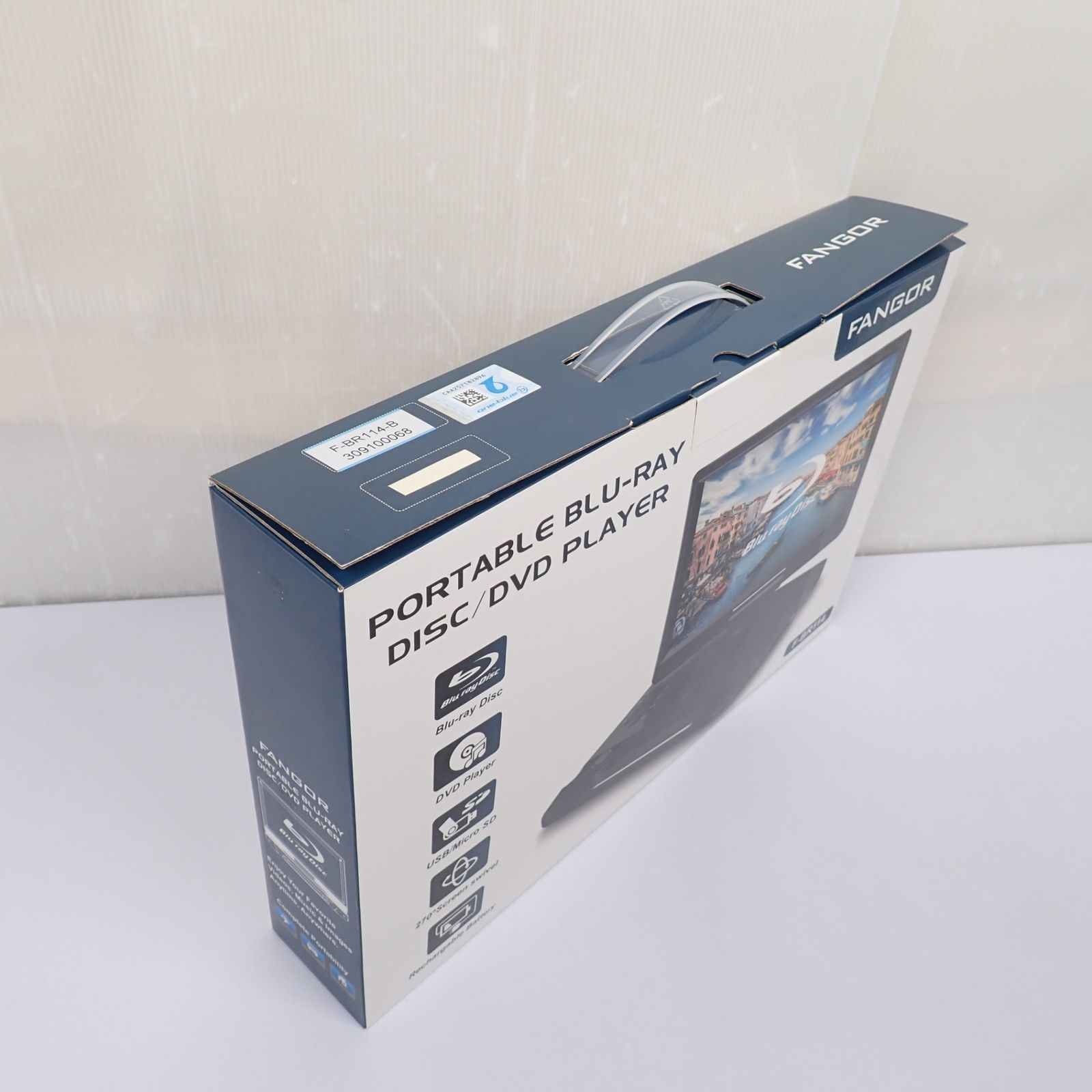 未使用 FANGOR F-BR114 ポータブル ブルーレイ Blu-ray DVD