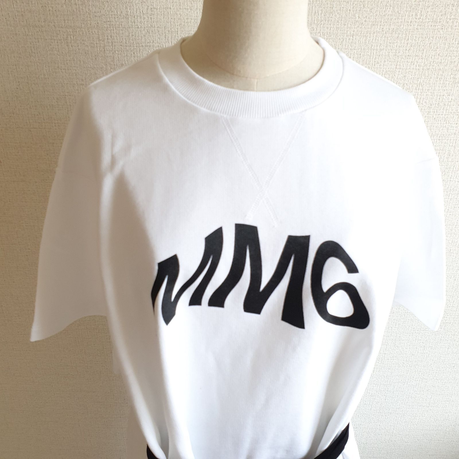 新品・未使用】MM6 Maison Margiela KidsロゴTシャツワンピース