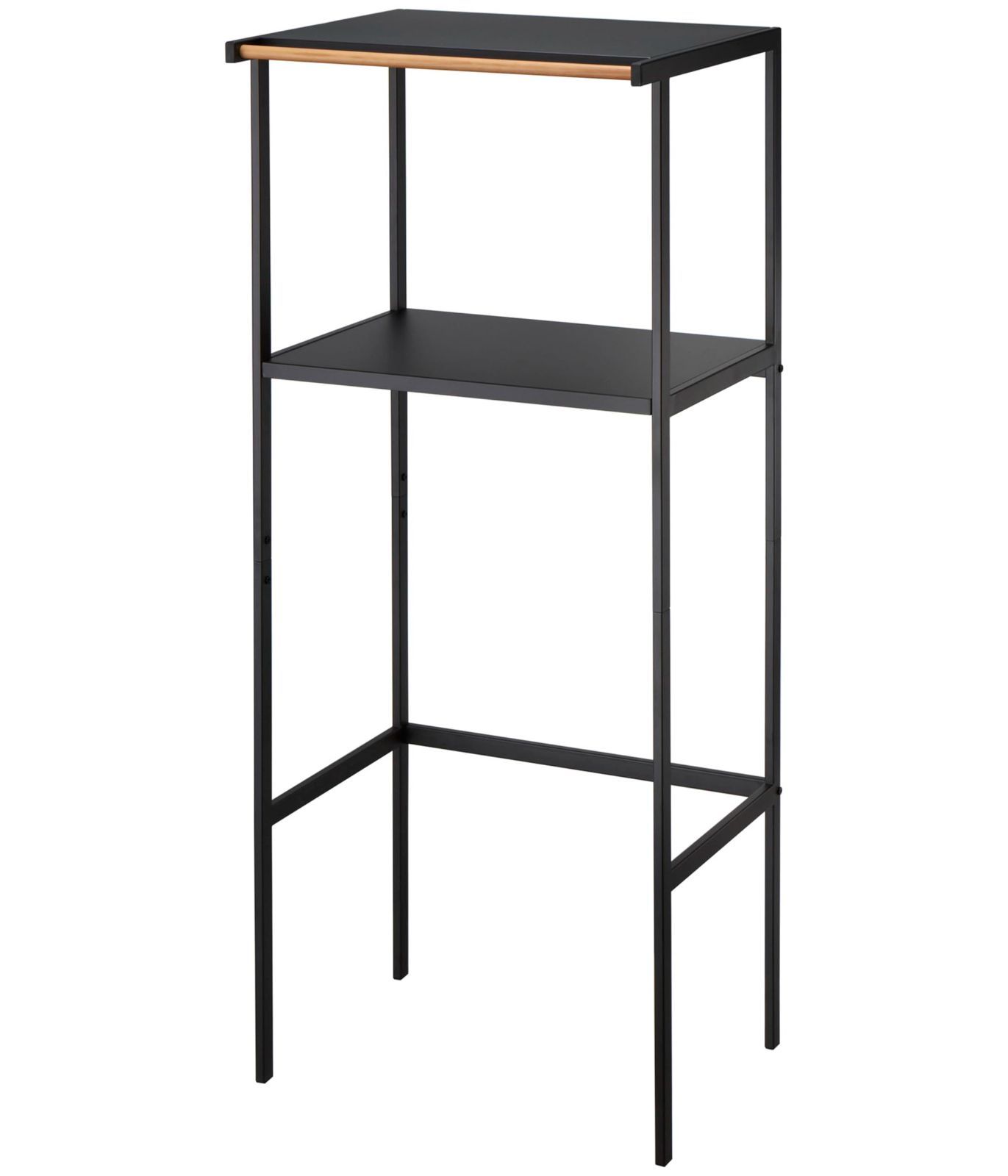 『数量限定』 2860 キッチンラック tower タワー 約W55XD45XH130cm ブラック ラック ゴミ箱上 山崎実業(Yamazaki)
