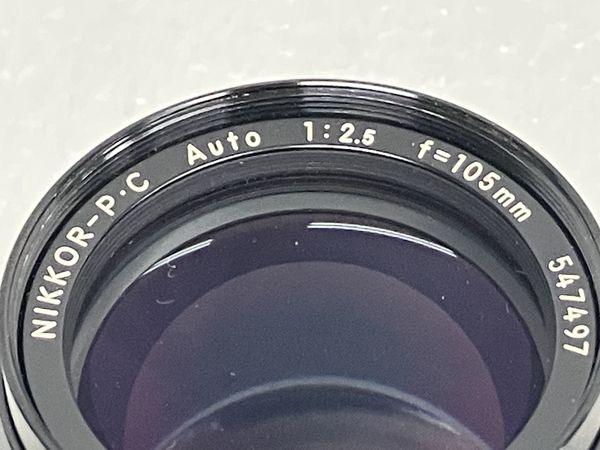 Nikon ニコン NIKKOR-P・C Auto 1:2.5 f=105mm Fマウント レンズ