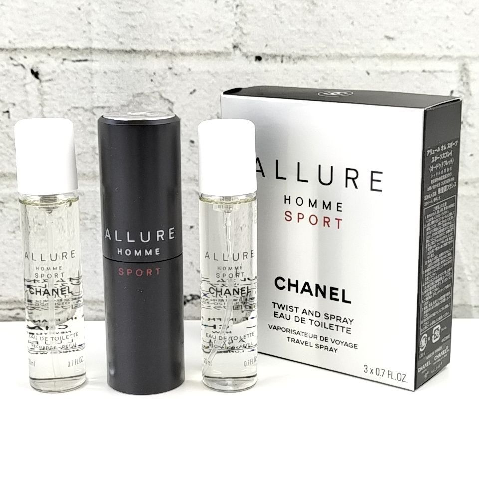 CHANEL J 205 A-1 未使用 20ml × 3 ALLURE HOMME SPORT シャネル CHANEL J 205 A-1 未使用 20ml × 3 ALLURE HOMME SPORT シャネル