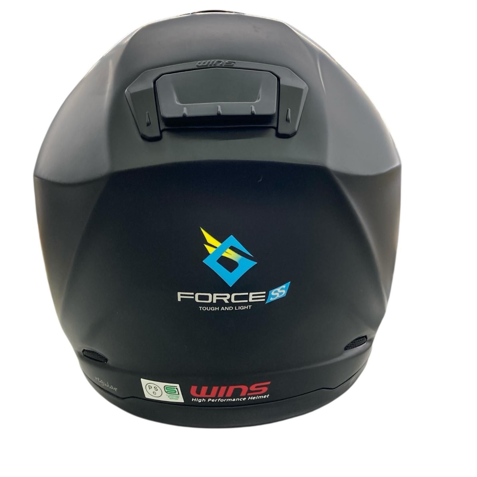 186000 WINS ウィンズ バイクヘルメット フルフェィス ジーフォースSSモデル マットブラック FFCRYSTALESIA_COM