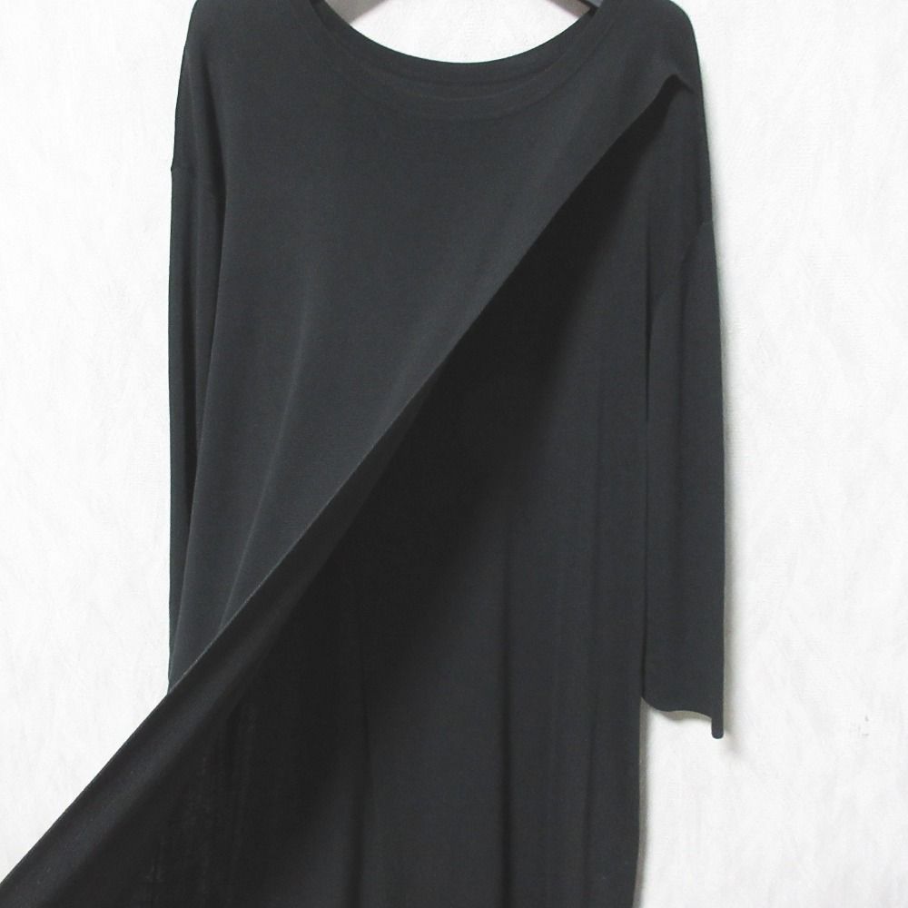 【極美品】theory luxe アセテートワンピース Mサイズ 黒色 濃紺 theory luxe 21SS QUAD ウォッシャブル ワンピース - メルカリ