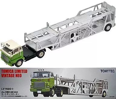 中古】ミニカー 1/64 LV-N89a 日野HE366型 カートランスポーター