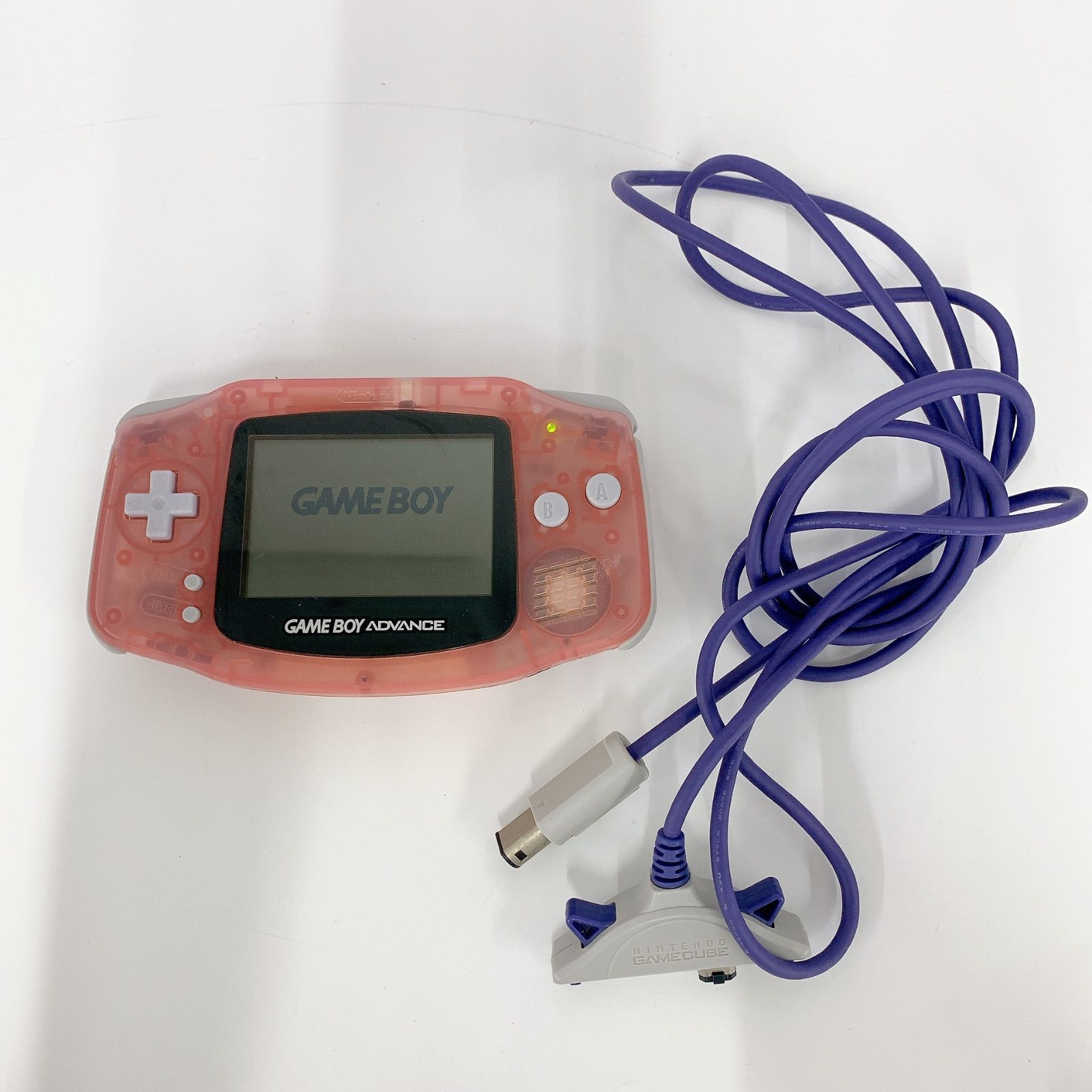 ゲームボーイアドバンス 本体ミルキーブルー（AGB-001）動作確認済 おもい