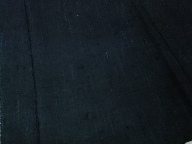 平和屋本店□極上 男性 浦野理一 経節紬 長羽織 濃紺地 逸品