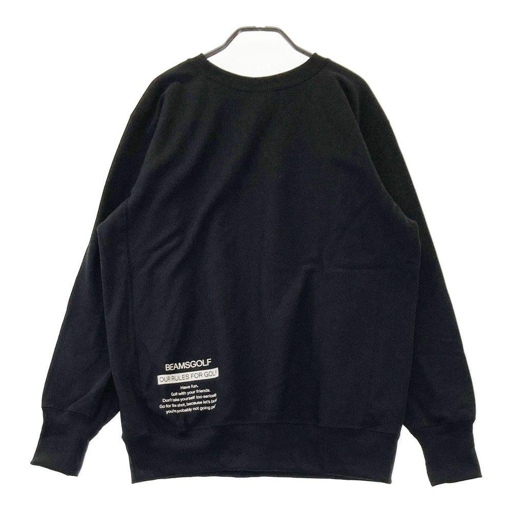サイズ：MEDIUM BEAMS GOLF ビームスゴルフ ×Champion スウェットトレーナー  ブラック系 [240101445000] ゴルフウェア メンズ ストスト サイズ：MEDIUM BEAMS GOLF ビームスゴルフ ×Champion