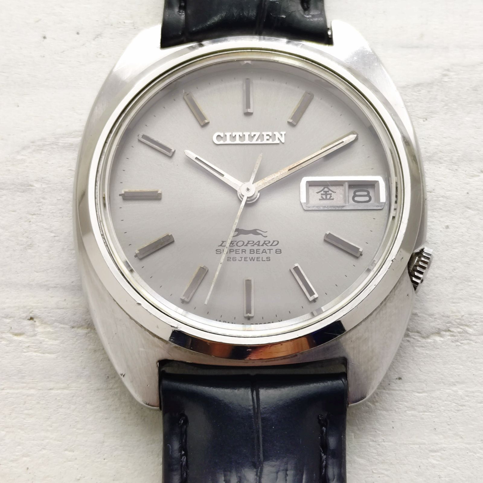 CITIZEN LEOPARD自動巻き 26石 デイデイト メンズ 稼働品