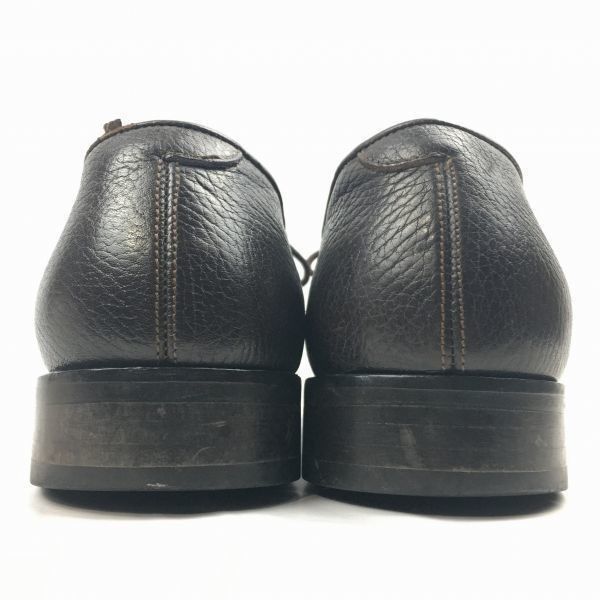 Vintage E.T.Wright/イタリア製 Uチップ ビジネスシューズ ダーク茶