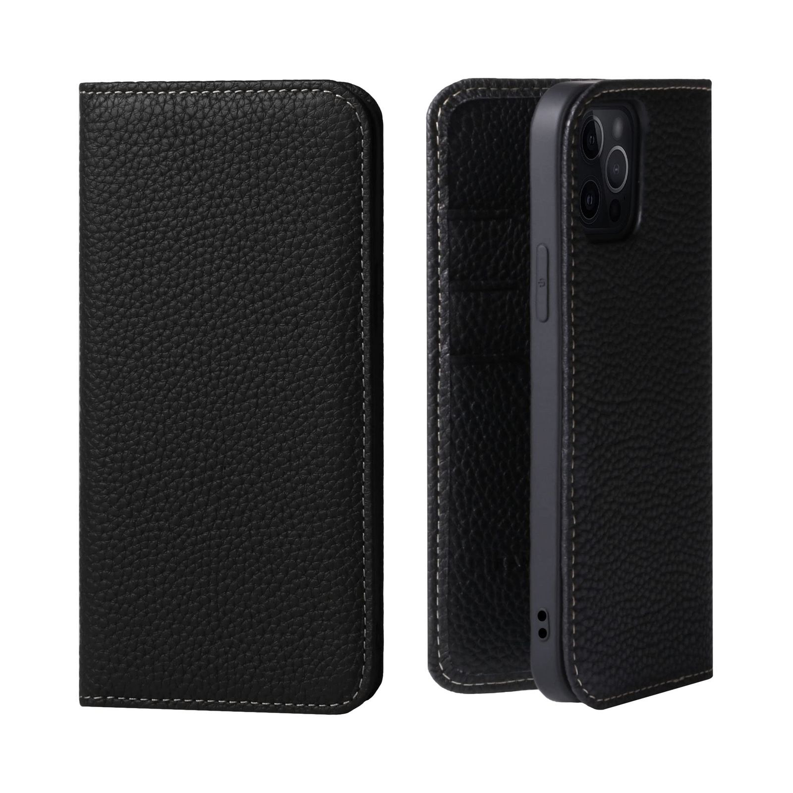 迅速発送】HANATORA iPhone14Pro ケース 手帳型 本革