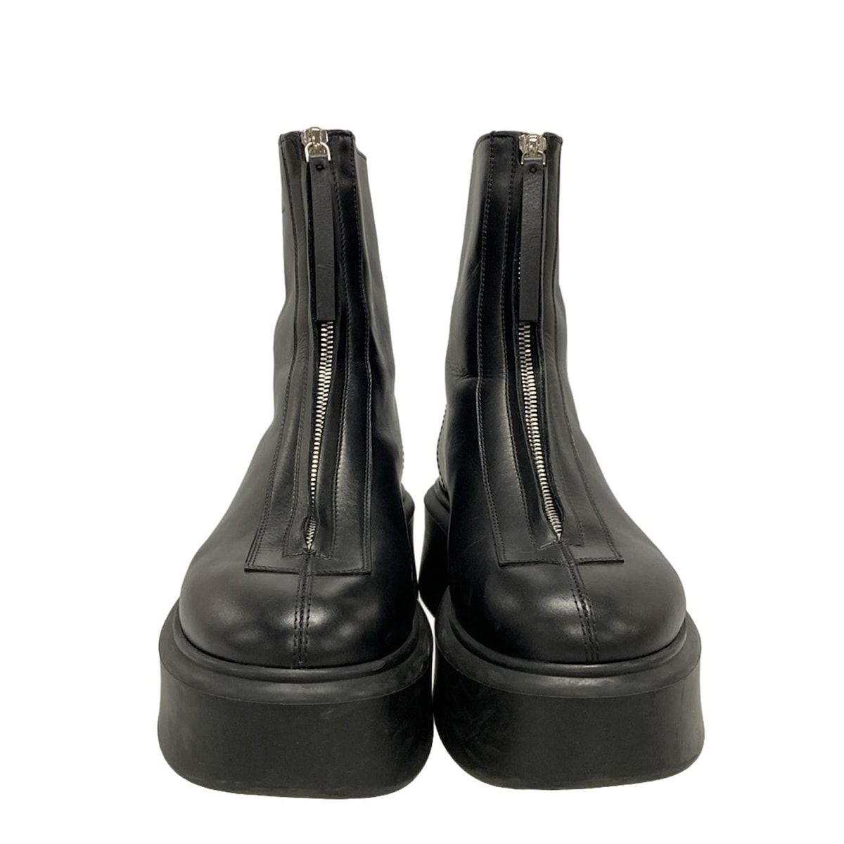 the row Zipped Boot I 37 ジップブーツ レザー ブラック