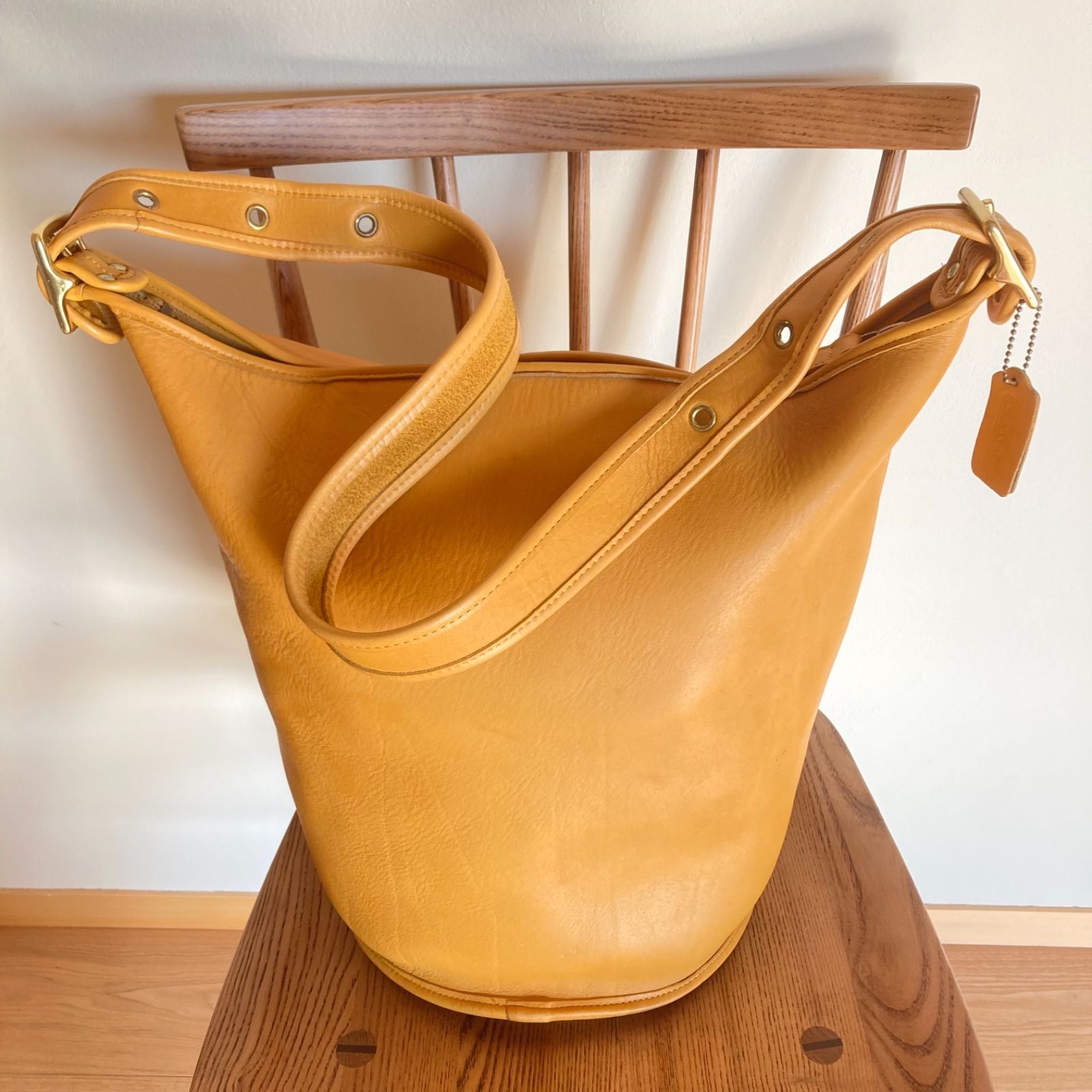 希少・美品✨】COACH／コーチ ショルダーバッグ バケツ オールドコーチ