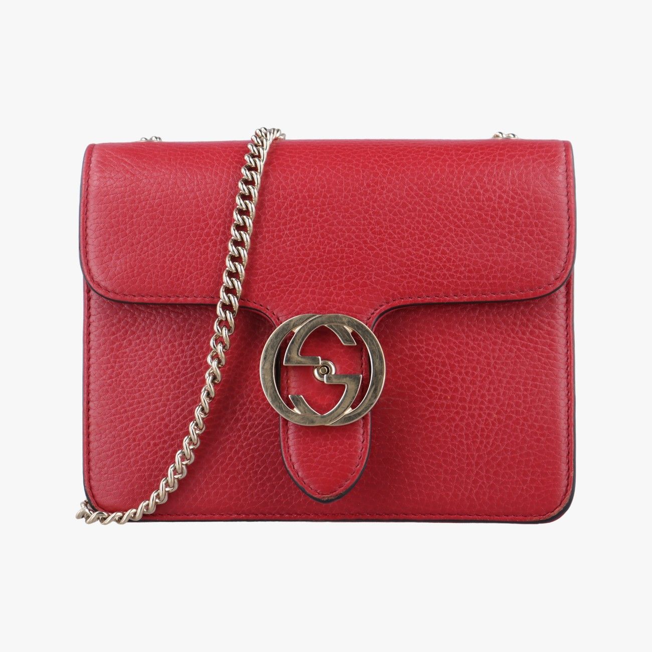 グッチGucciインターロッキングGレッドレザー510304I031640367
