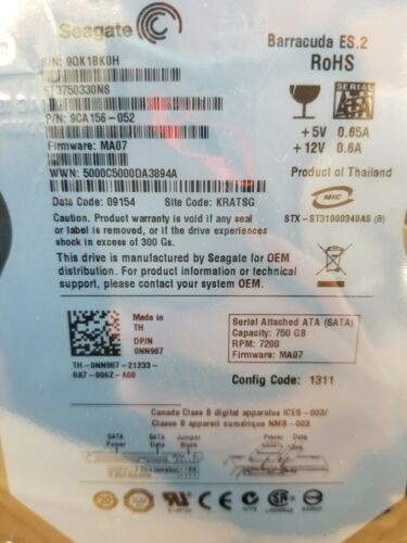 Seagate Barracuda Hard Drive