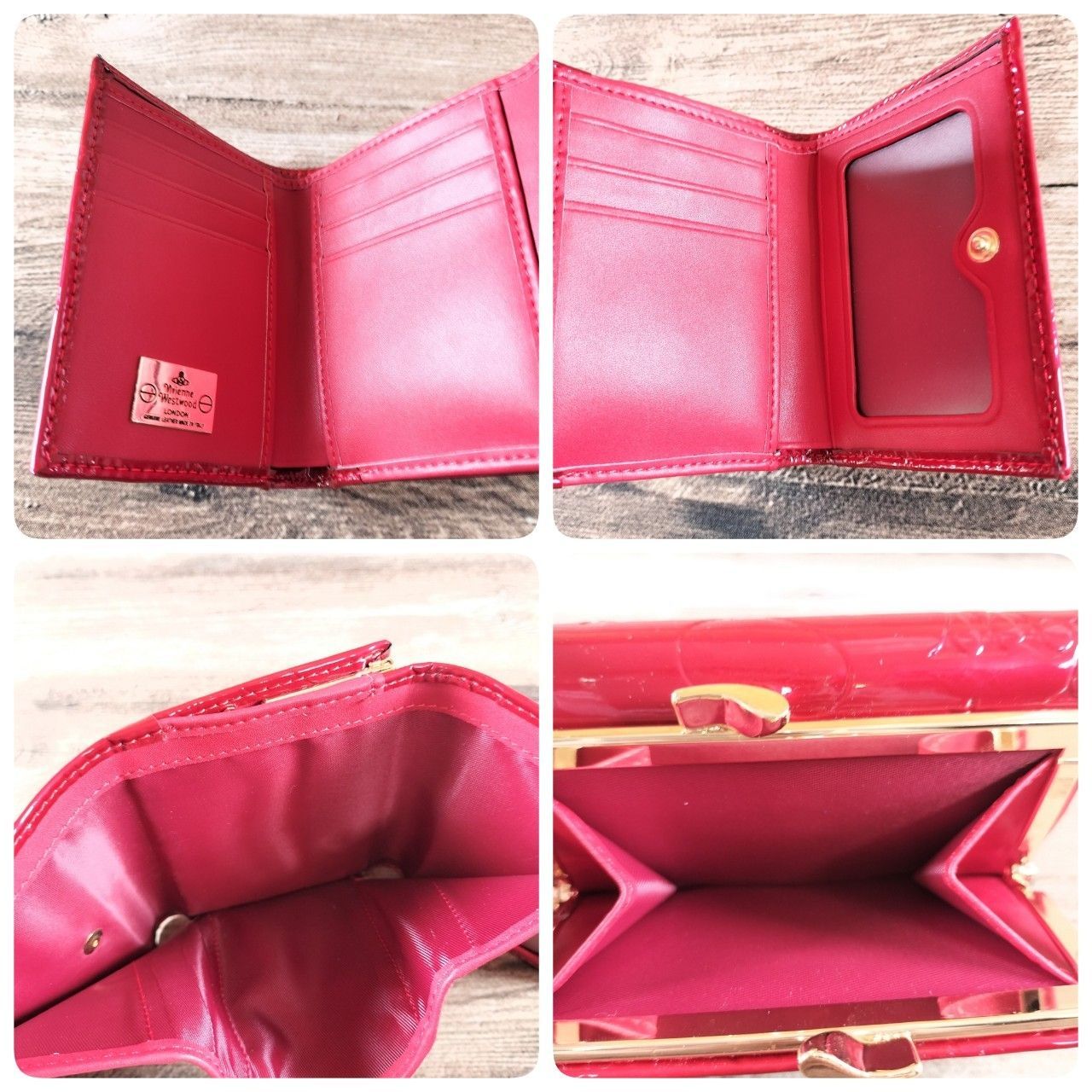 【新品未使用】Vivienne Westwood 三つ折り財布 13VV129 ヴィヴィアンウエストウッド 13VV129 三つ折財布 レッド、ブルー