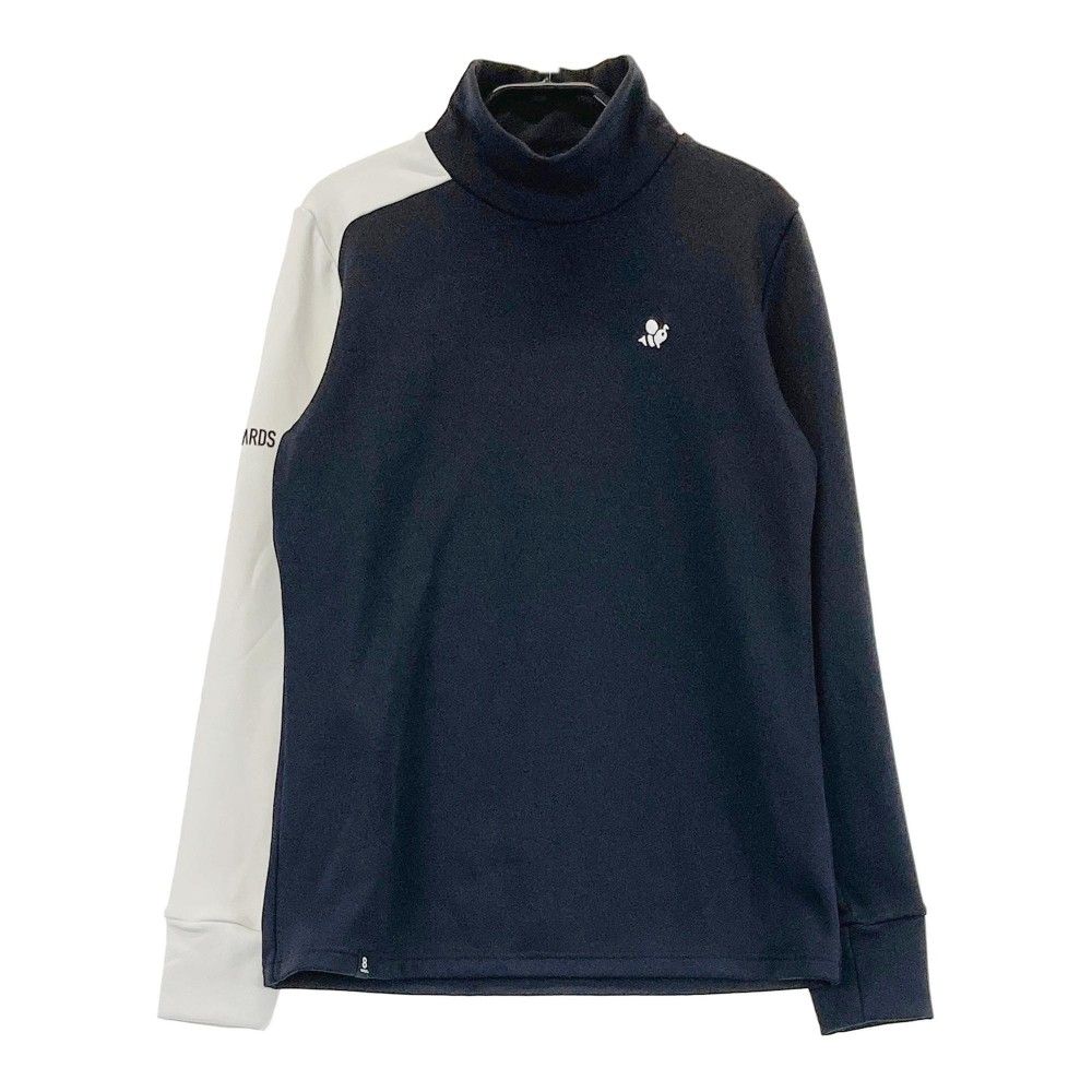 サイズ：M 8YARDS ハチヤーズ  裏起毛 ハイネック 長袖Tシャツ  ブラック系 [240101363970]# ゴルフウェア レディース ストスト