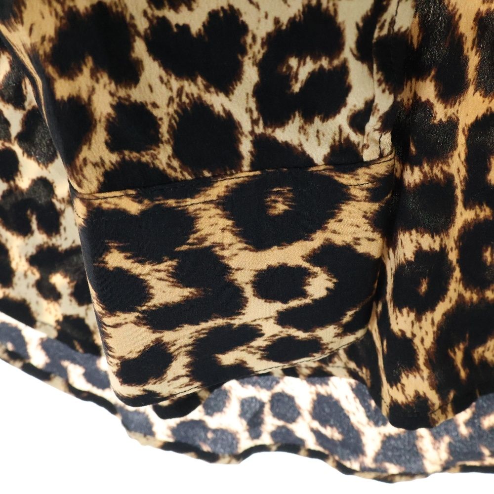 SAINT LAURENT PARIS (サンローランパリ) レオパード シルク 長袖  