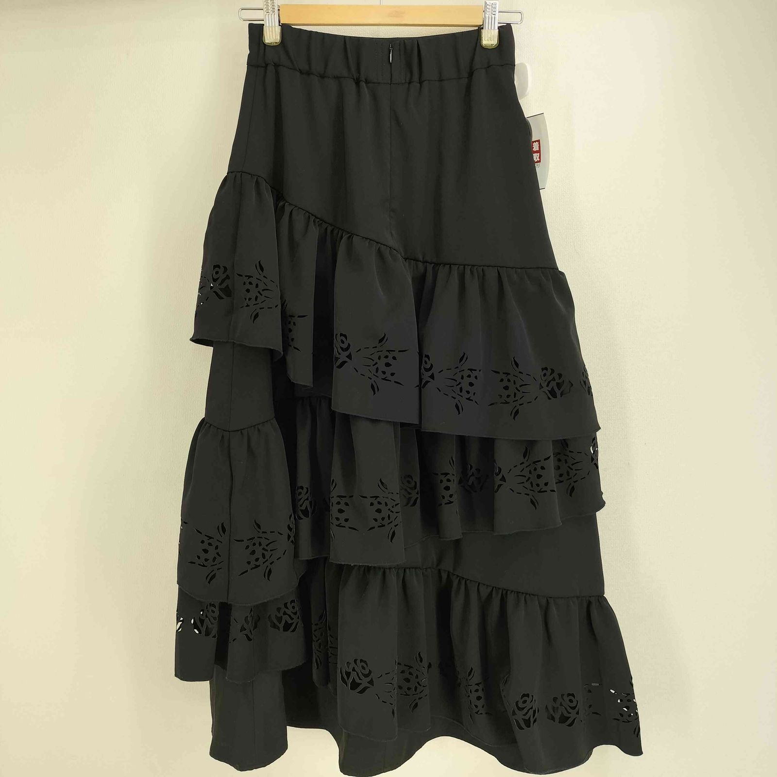 ハレ HARE ×Ado LASER CUT TIERED SKIRT レーザーカット