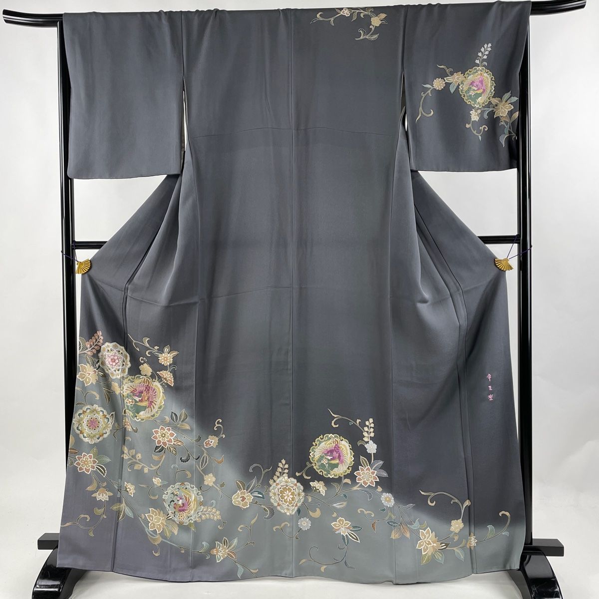 訪問着 美品 逸品 身丈167cm 裄丈68cm 正絹 - 着物