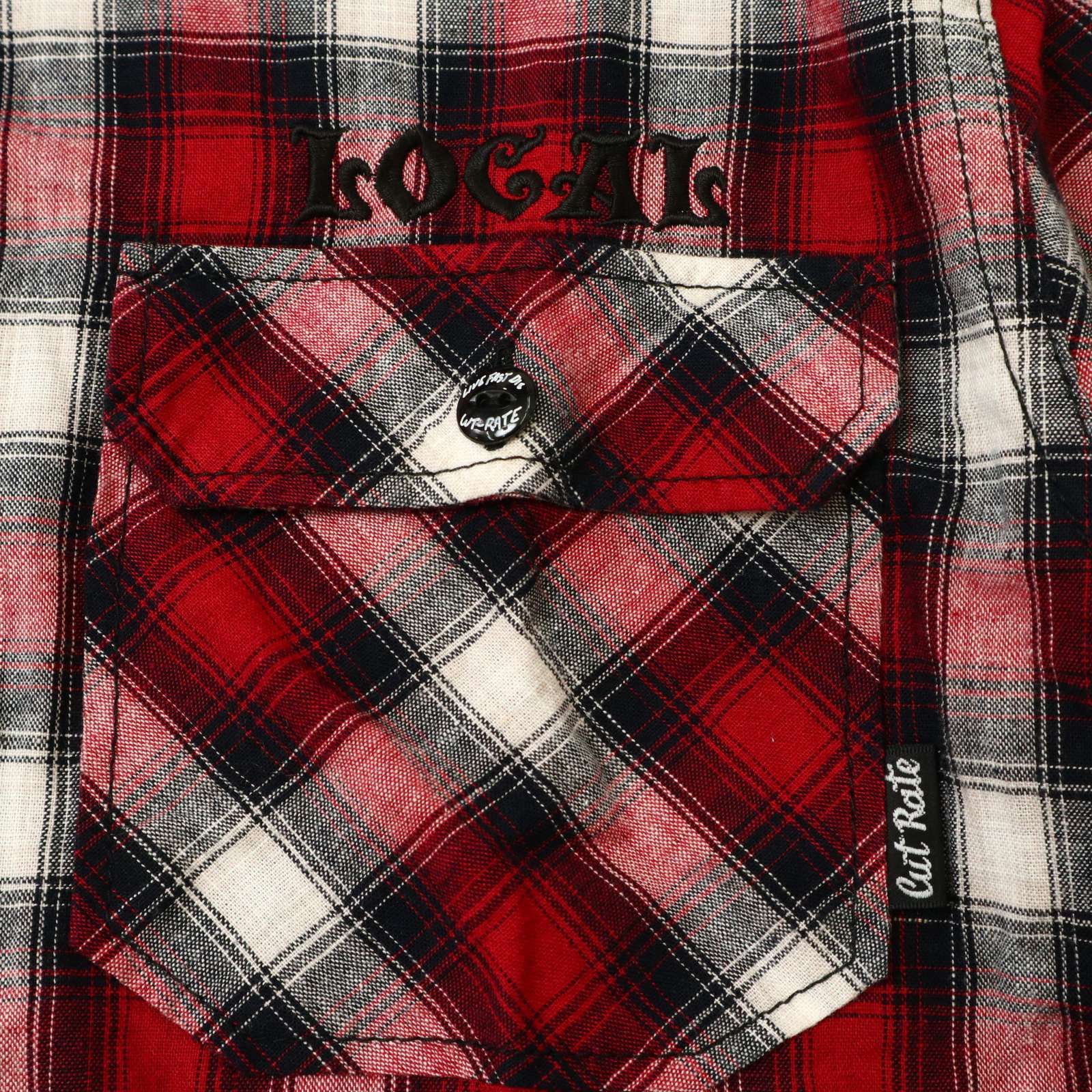 cut-rate カットレイト BDシャツ ワーク 刺繍 バイカー アメカジ cut-rate カットレイト BDシャツ ワーク 刺繍 バイカー アメカジ