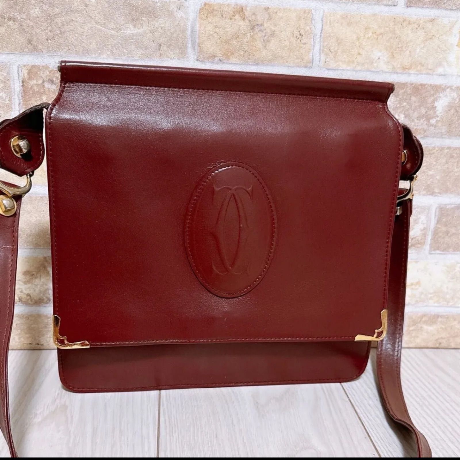 a✨美品✨希少✨　Cartier　カルティエ　ショルダーバッグ 美品》Cartier(カルティエ)ショルダーバッグ - メルカリ