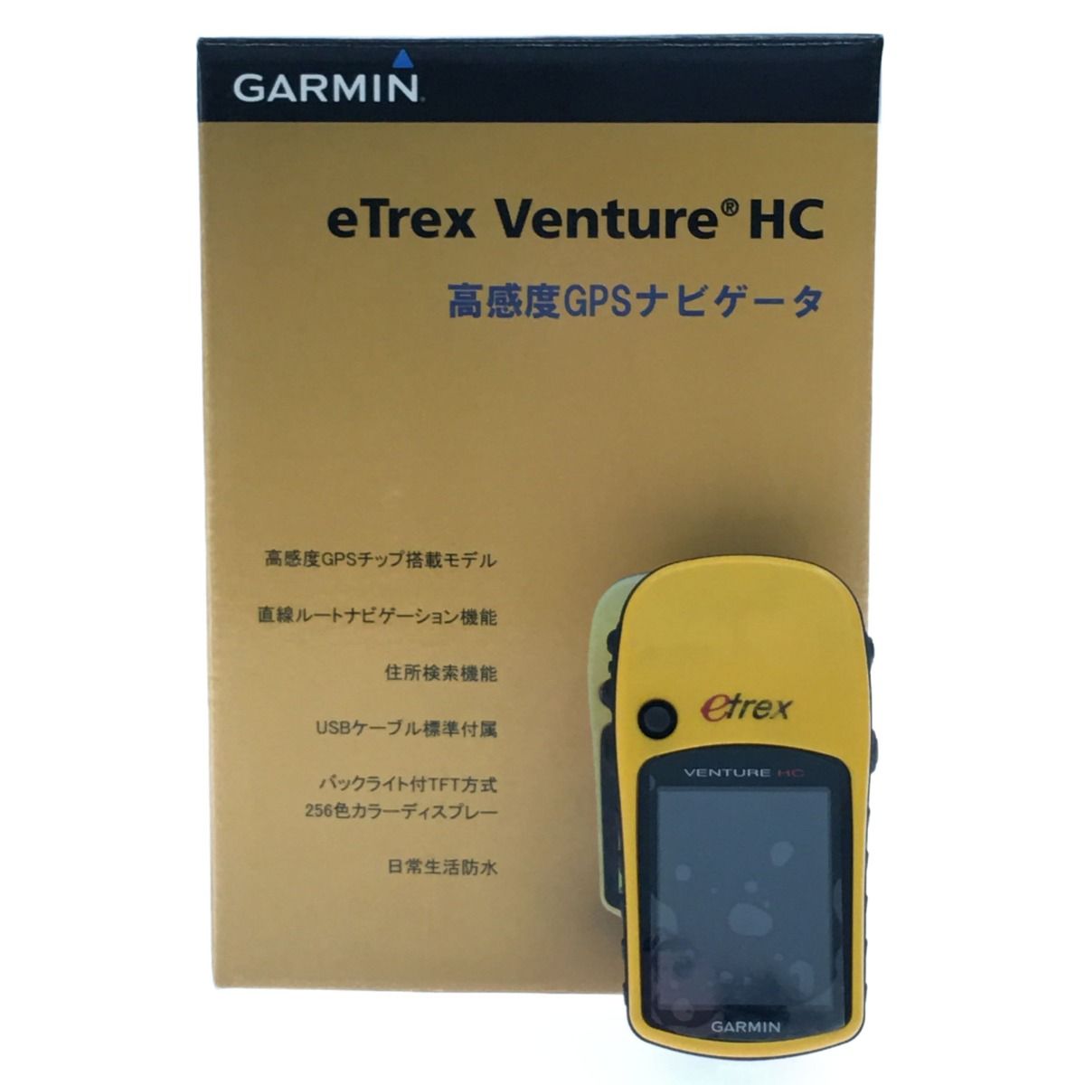 ▽▽GARMIN ガーミン eTrex Venture HC ハンディGPS 箱・充電