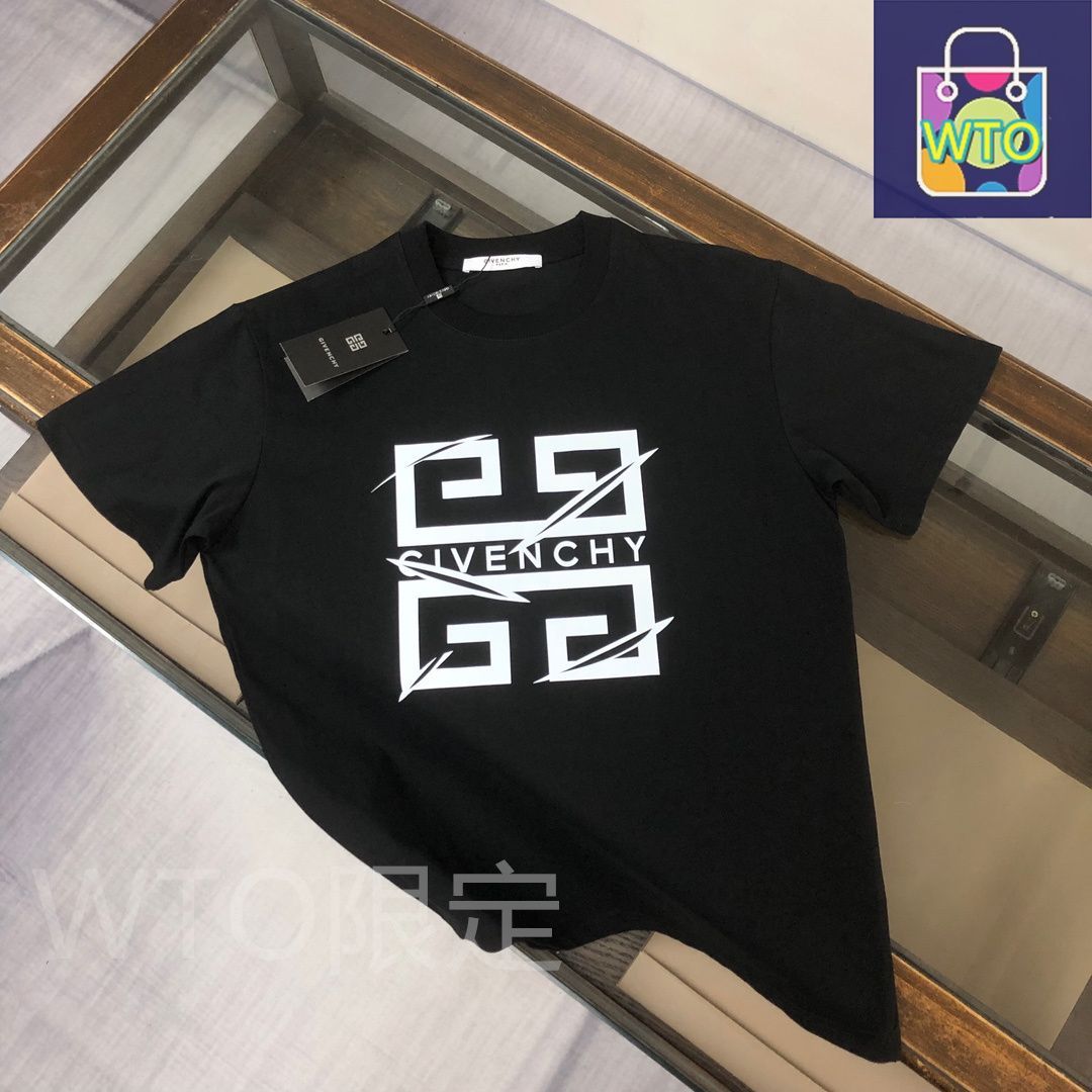 本日限定特価】GIVENCHY クルーネックTシャツ - 高品質コットン 本日限定特価】GIVENCHY クルーネックTシャツ - 高品質コットン