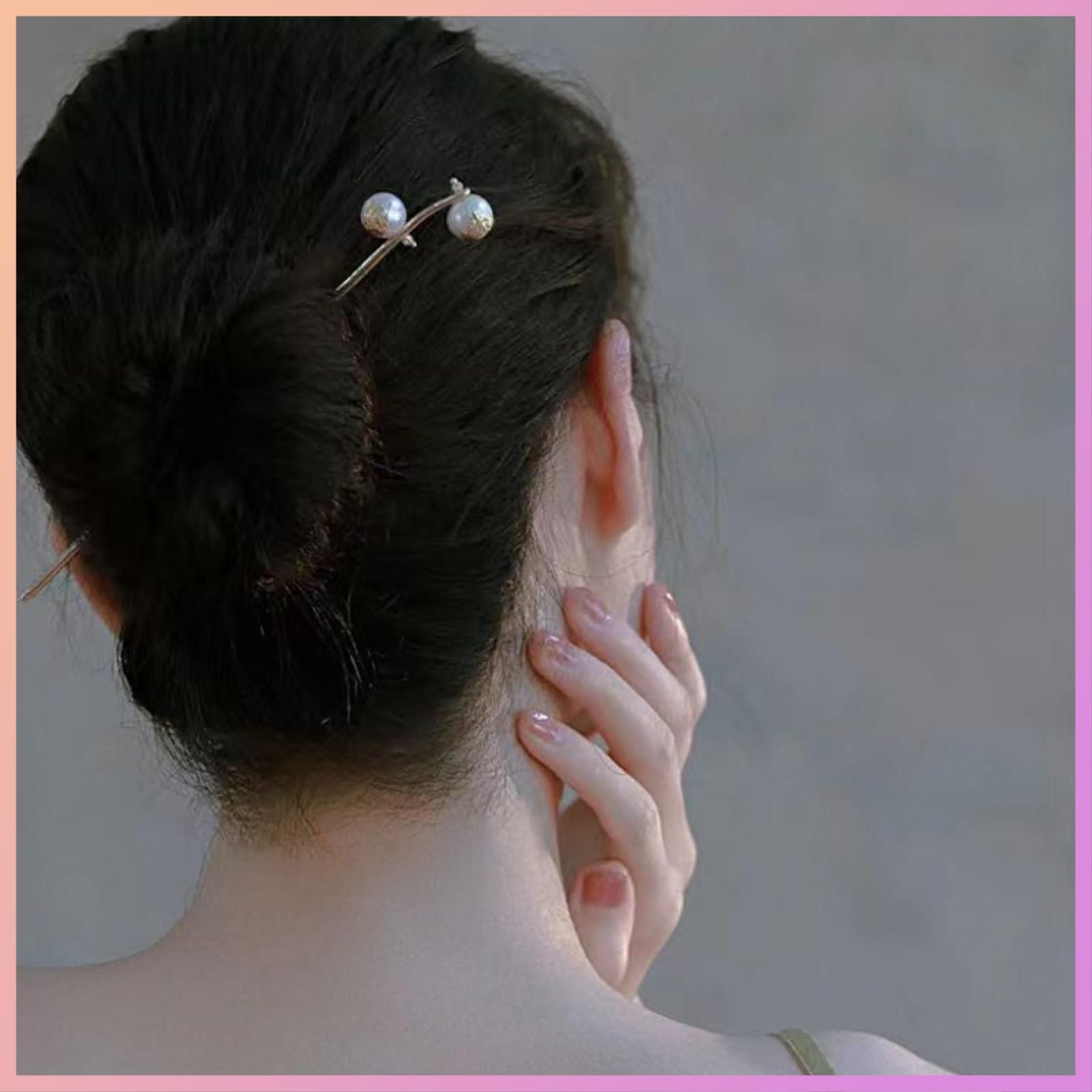☆人気商品☆EZ PEACH 髪飾り 一本差し 簪 シンプル かんざし