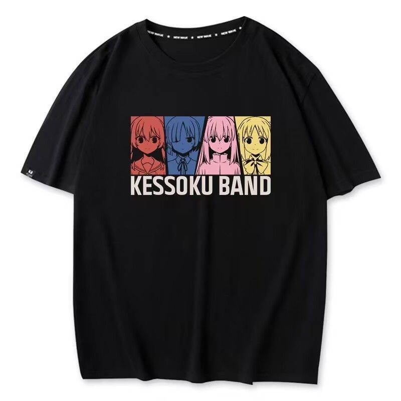 ぼっちざろっく tシャツ 後藤ひとり半袖 ブラック ホワイト