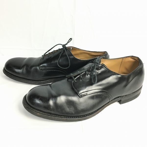 試着交換OK！70s/Vintage/76年製★US NAVYサービスシューズ★D.J.LEAVENWORTH【黒/BLACK/size10/27.5-28.0】メンズ/オックスフォード dress shoes菅NO.ZD-75 #BUZZBERG