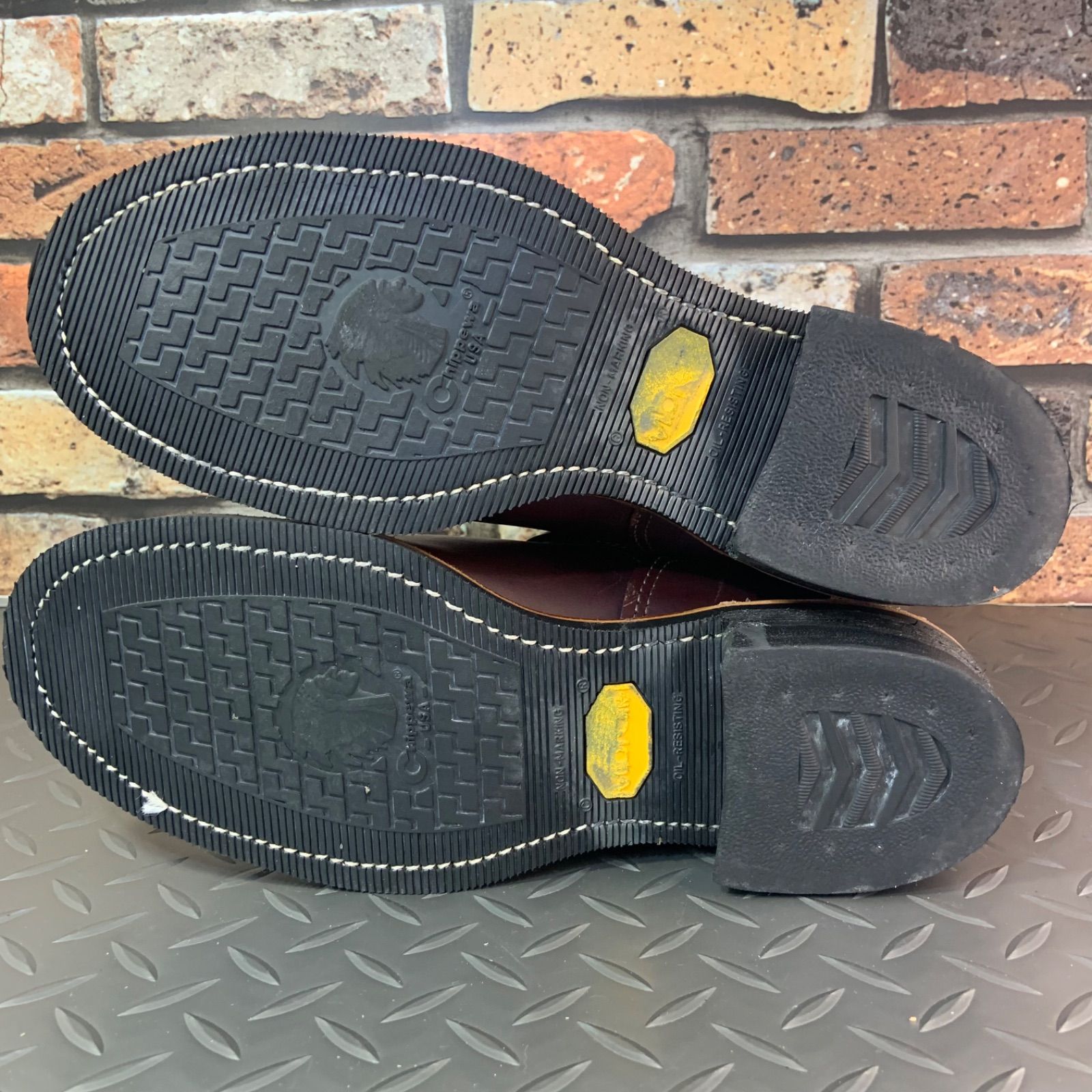 ☆Chippewa 91067 ショートエンジニアブーツ US8.5E JP26.5